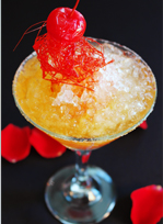 Crushed ice cocktail