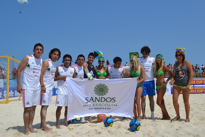 Beach futbol Worldwide Riviera Maya Cup