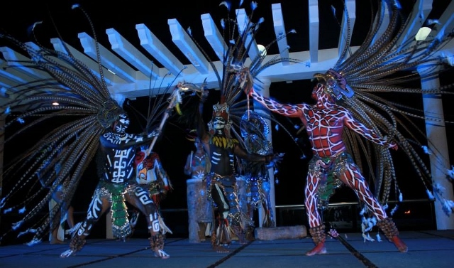 Traditional warrior dance