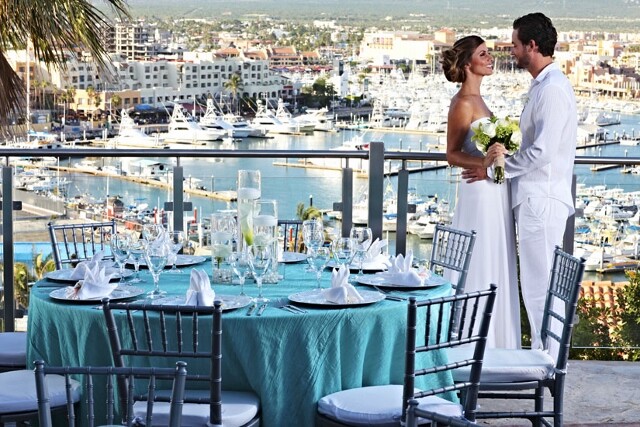 Romantic wedding view
