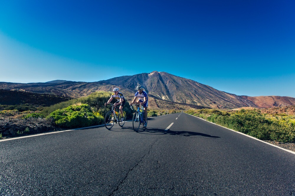 Cycling tourism in Tenerife Canary Islands