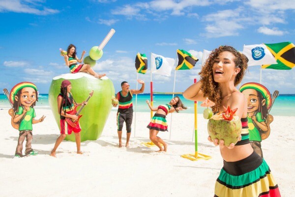 Jamaica beach party