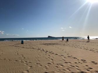 Playa de Levante en Benidorm