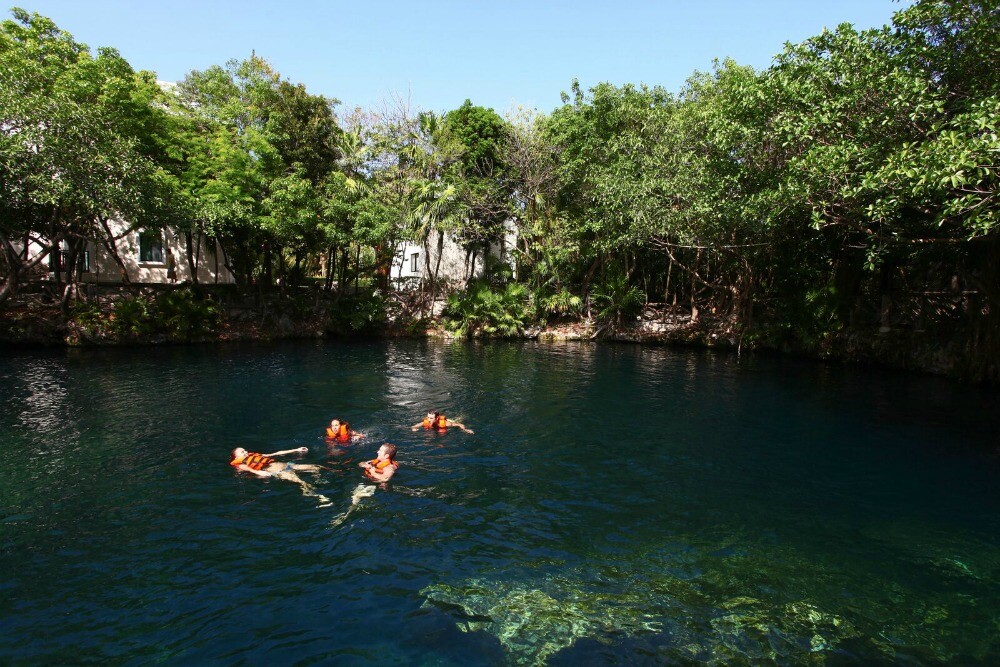 Riviera Maya resort cenote