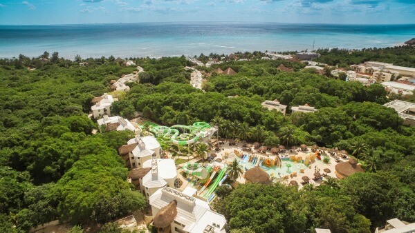 Sandos Caracol Eco Resort aerial view
