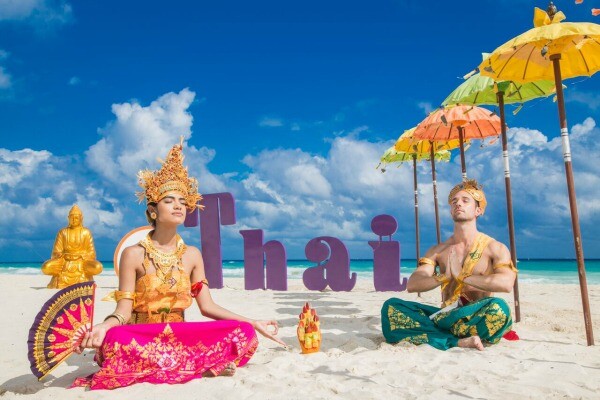 Thai beach theme