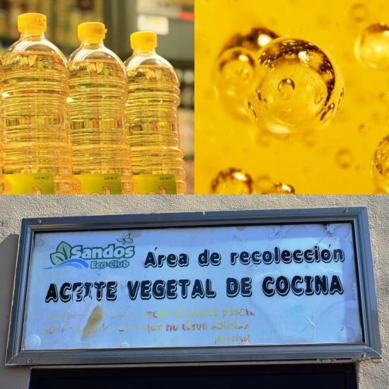 So far in 2018, Sandos Caracol has recovered more than 1,500 liters of vegetable cooking oil for further treatment and combustion