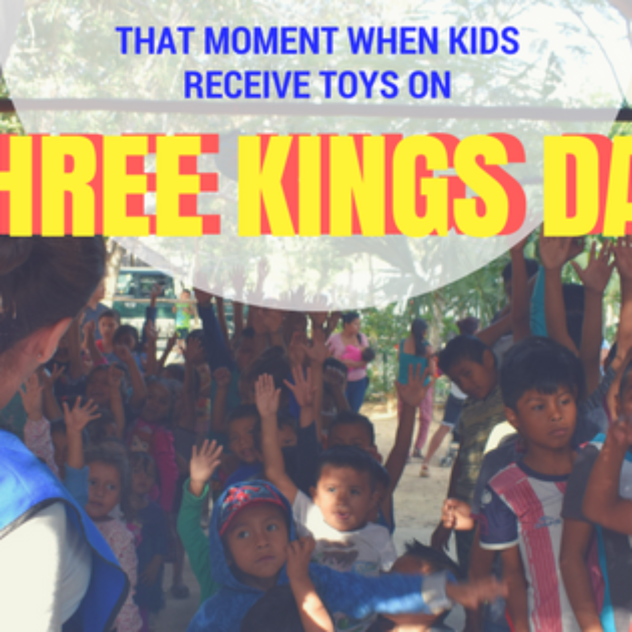 That Moment When Kids Receive Toys on Three Kings Day
