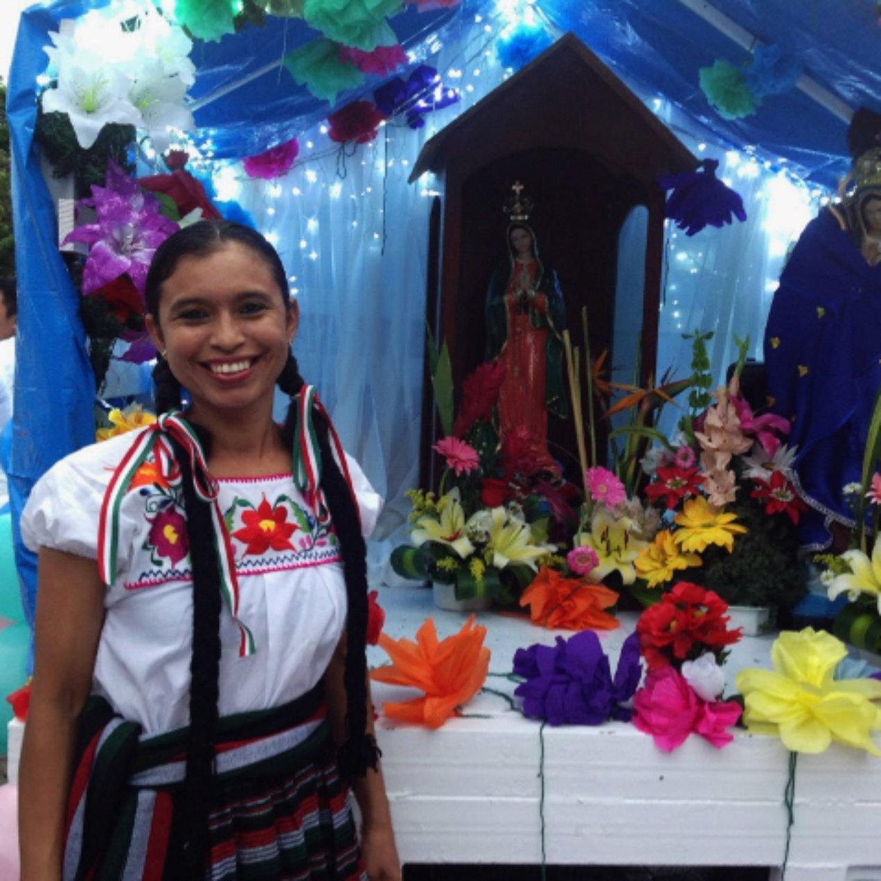Sandistas participan en la peregrinación para la Virgen de Guadalupe