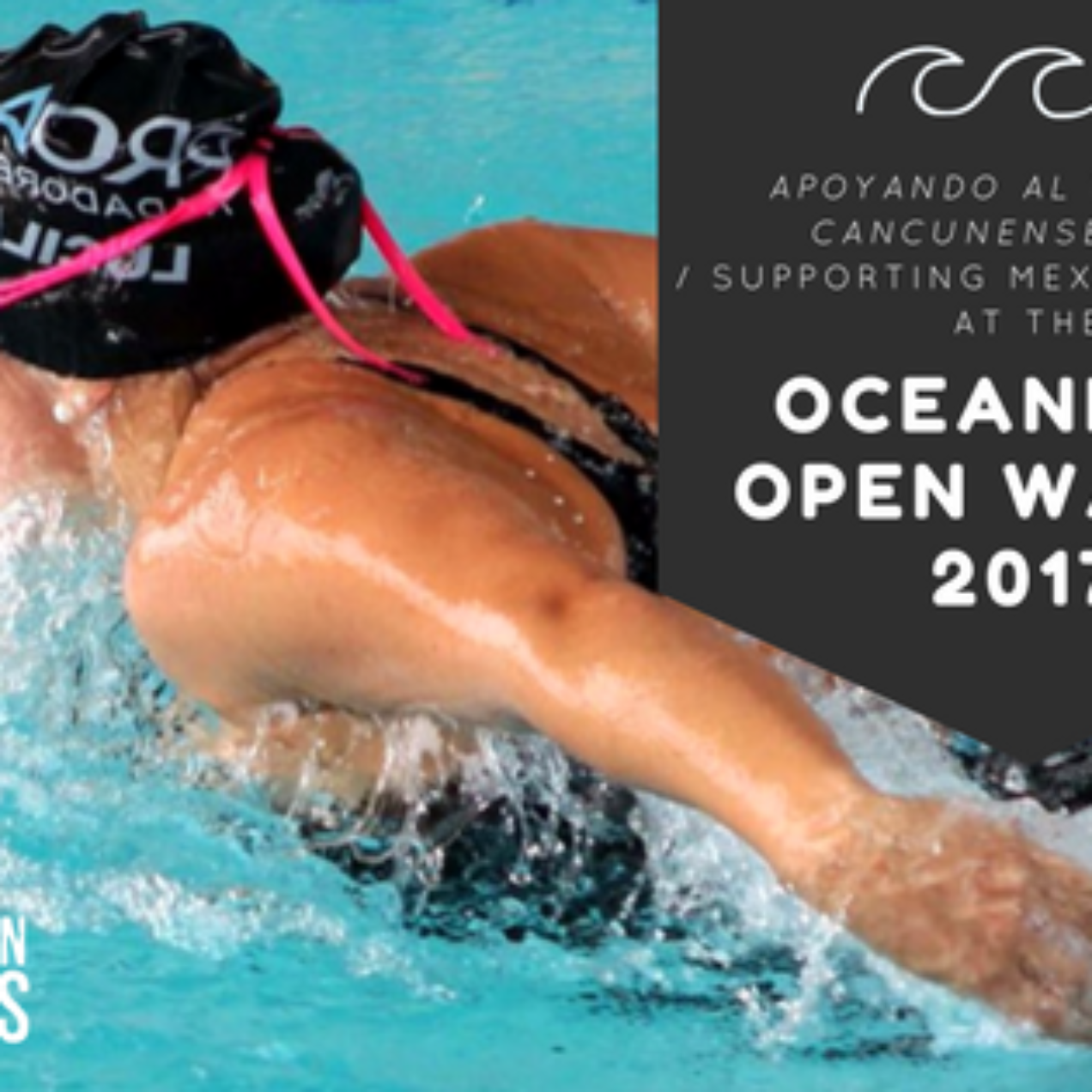 Apoyando el talento cancunense en el Oceanman Open water 2017