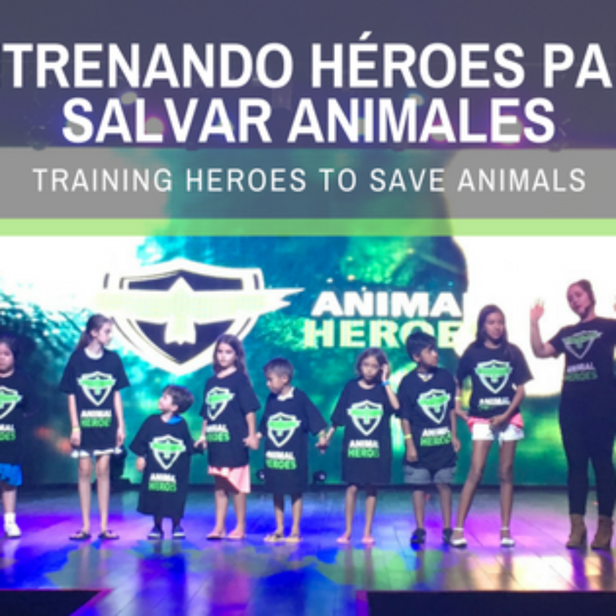 Entrenando héroes para salvar animales